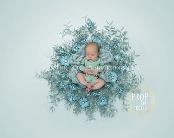 Newborn Digital Backdrop, newborn digital background, prop, wreath, photographie bébé, telón de fondo, Neugeborene, bambino fotografia