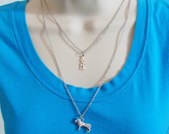 Alpha Delta Pi ADPi Lavaliere Greek Letters Lion Double Strand Officially Licensed