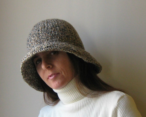Branda Cloche Hat PDF Knitting Pattern Bucket Hat Instant