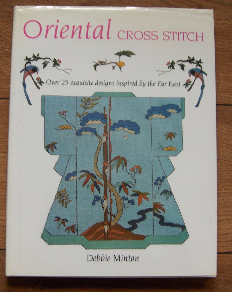 1999 cross stitch patterns Oriental cross stitch by Debbie