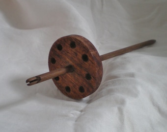 Black Mesquite and Walnut Split Notch Spindle High Whorl 22g,