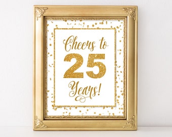 25th birthday | Etsy