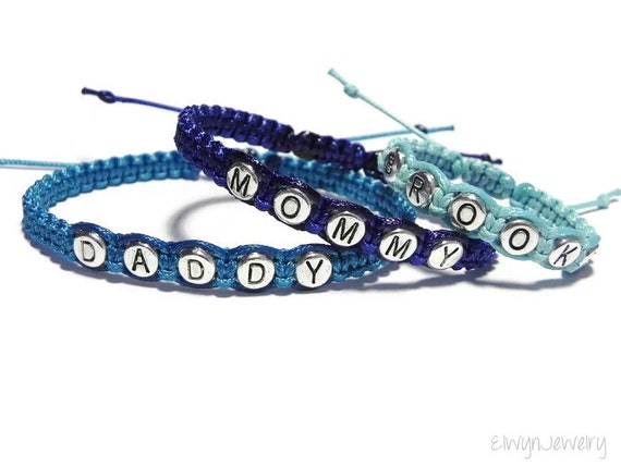 Family Bracelets Matching Personalized Jewelry Daddy