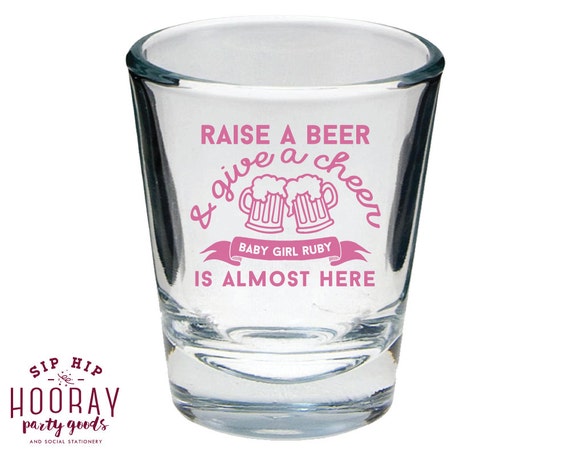 Personalized Shot Glasses Shot Glasses Baby Shower Shot