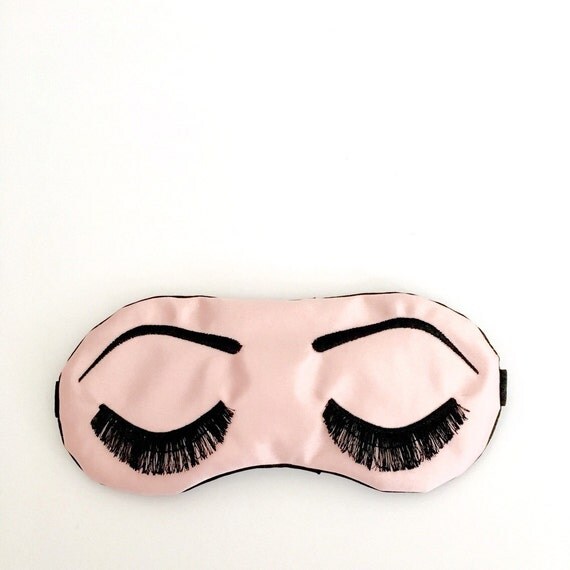 Holly Golightly sleep mask Eyelashes sleeping mask by GoiaBoutique