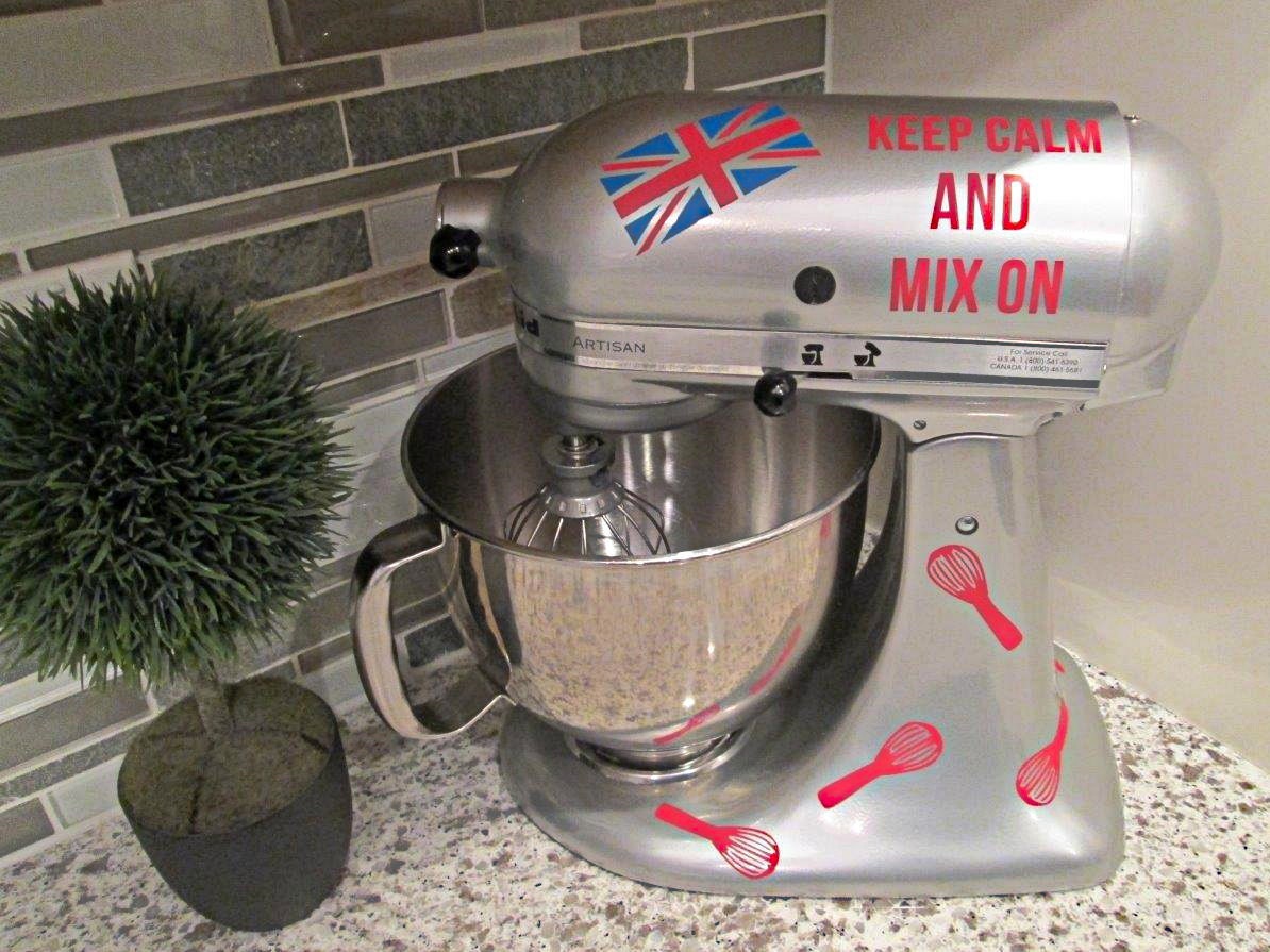 Kitchen Aid Vinyl DecalsBritish Themed Union Jack