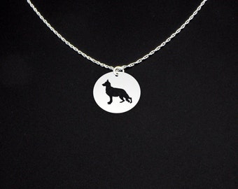 German Shepherd Necklace - Dog Necklace - German Shepherd Gift