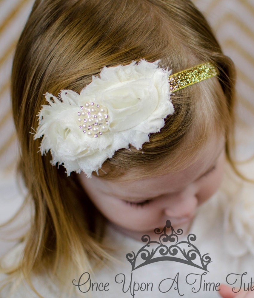 golden bow crochet headband with pearl for by allbabygirls gold ivory shabby flower glitter pearl headband photo prop golden bow crochet headband with pearl for by allbabygirls gold ivory shabby flower glitter pearl headband photo prop