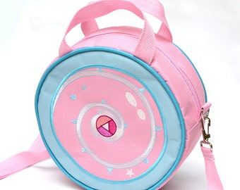 Rose Quartz shield lunch box / lunch bag