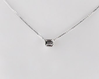 Half Carat Solitaire Diamond Necklace