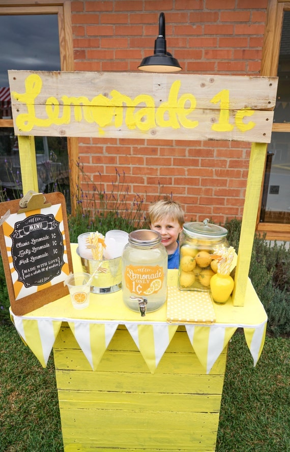 Lemonade Stand Printable Decorations Lemonade Stand Party