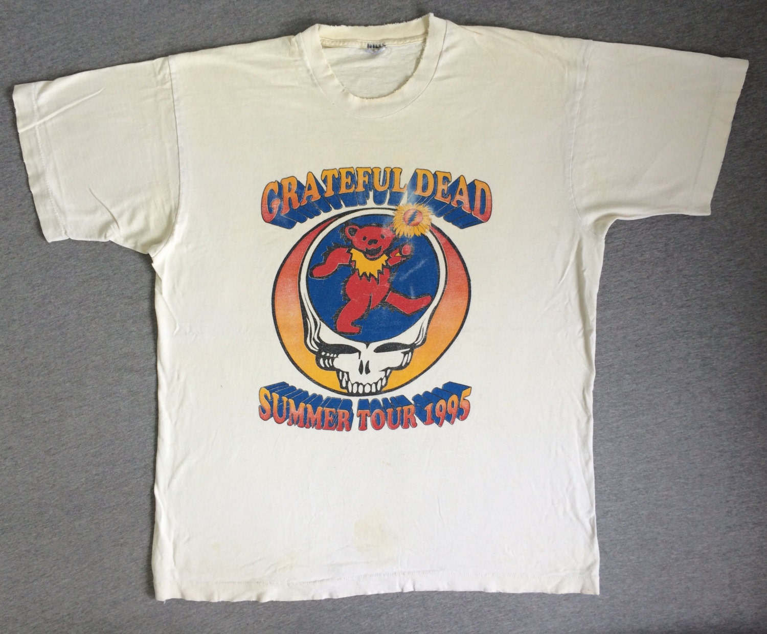 GRATEFUL DEAD Tour Shirt 1995 RARE Vintage/ 90's Bootleg
