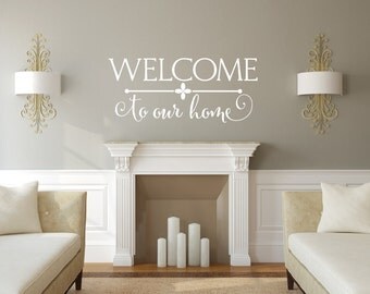Wall Decals For Home welcome wall decal | etsy Wall Decals For Home welcome wall decal | etsy