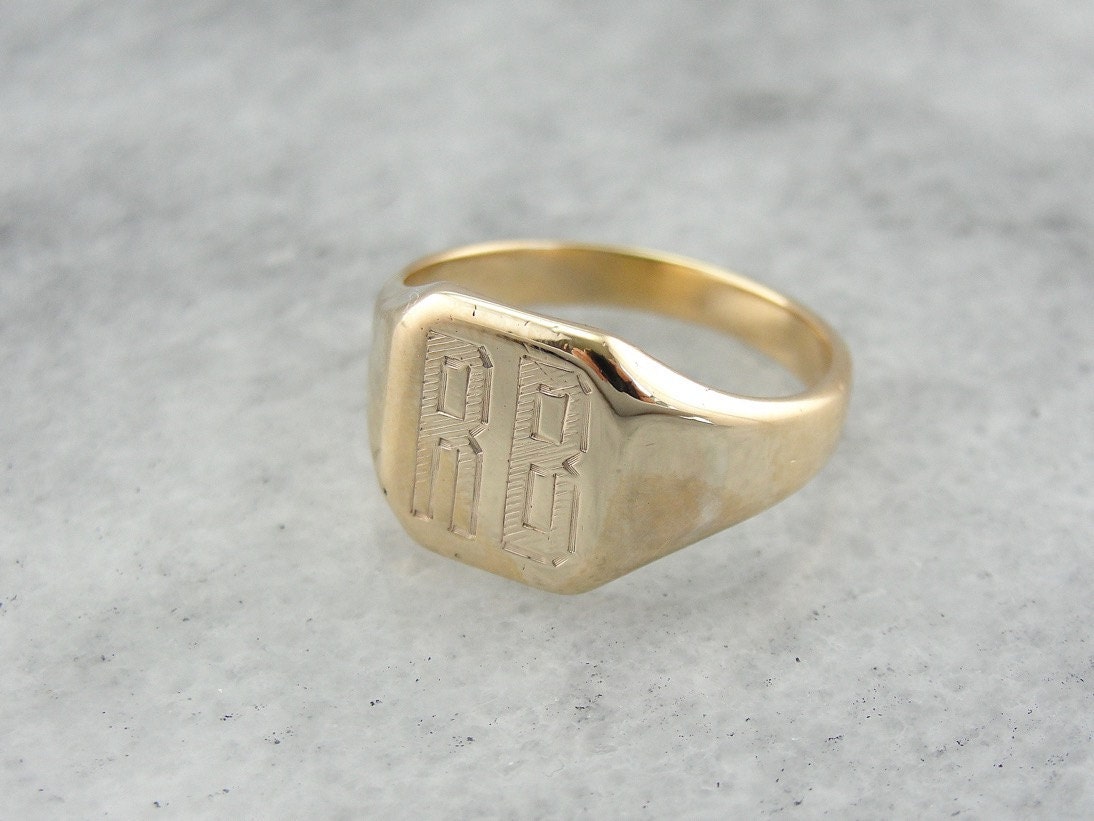 Bold Font RB Ring AW0F55D