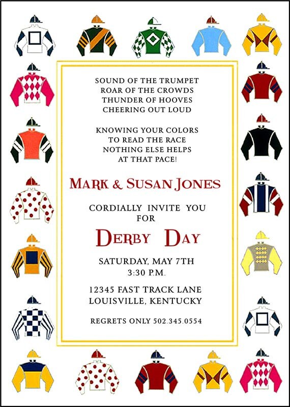 Kentucky Derby Party Invitations Free 2