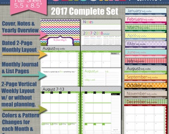 Homeschool Planner Printable Set Sized by PolkaDotPosiePrint