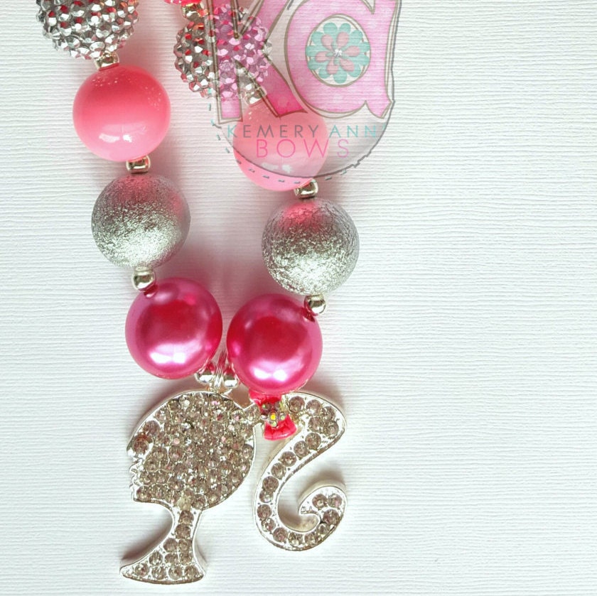 barbie bling necklace