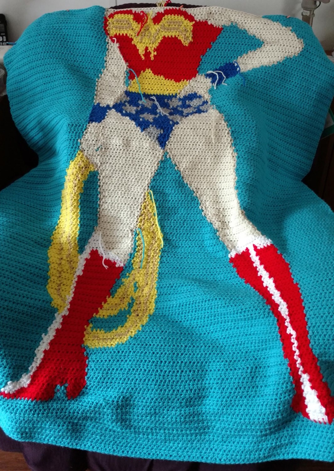 PATTERN Sleep Like a Hero Wonder Woman Style Crochet