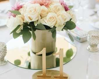 Wedding table numbers, Plain wood, Wooden Table Numbers, Wedding Table Decor, Table Numbers, Wedding centerpieces