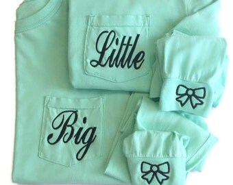big little long sleeve shirts