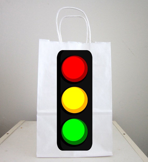 Traffic Light Goody Bags Traffic Light Favor Bags Traffic