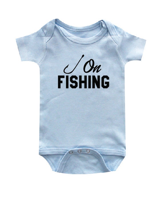 Hook Fishing Baby Clothes Bodysuit Shower Gift Hook Fishing Baby Clothes Bodysuit Shower Gift