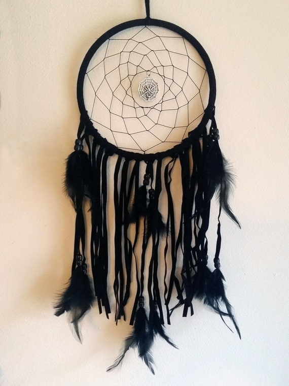 6 black Gothic dreamcatcher