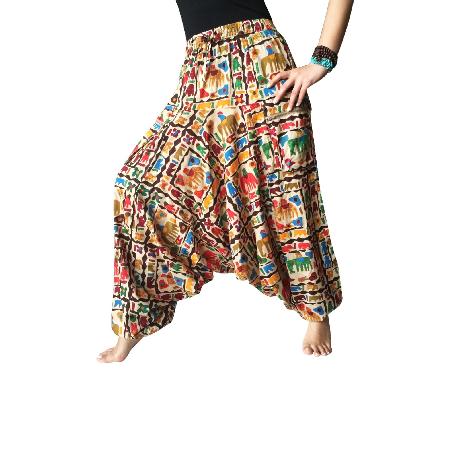 baggy colorful pants