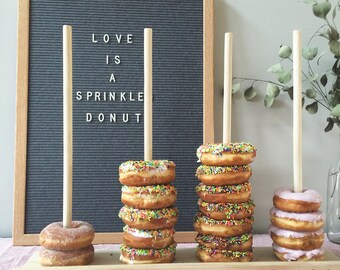 Donut stand, wedding favors, donut bar, cake table