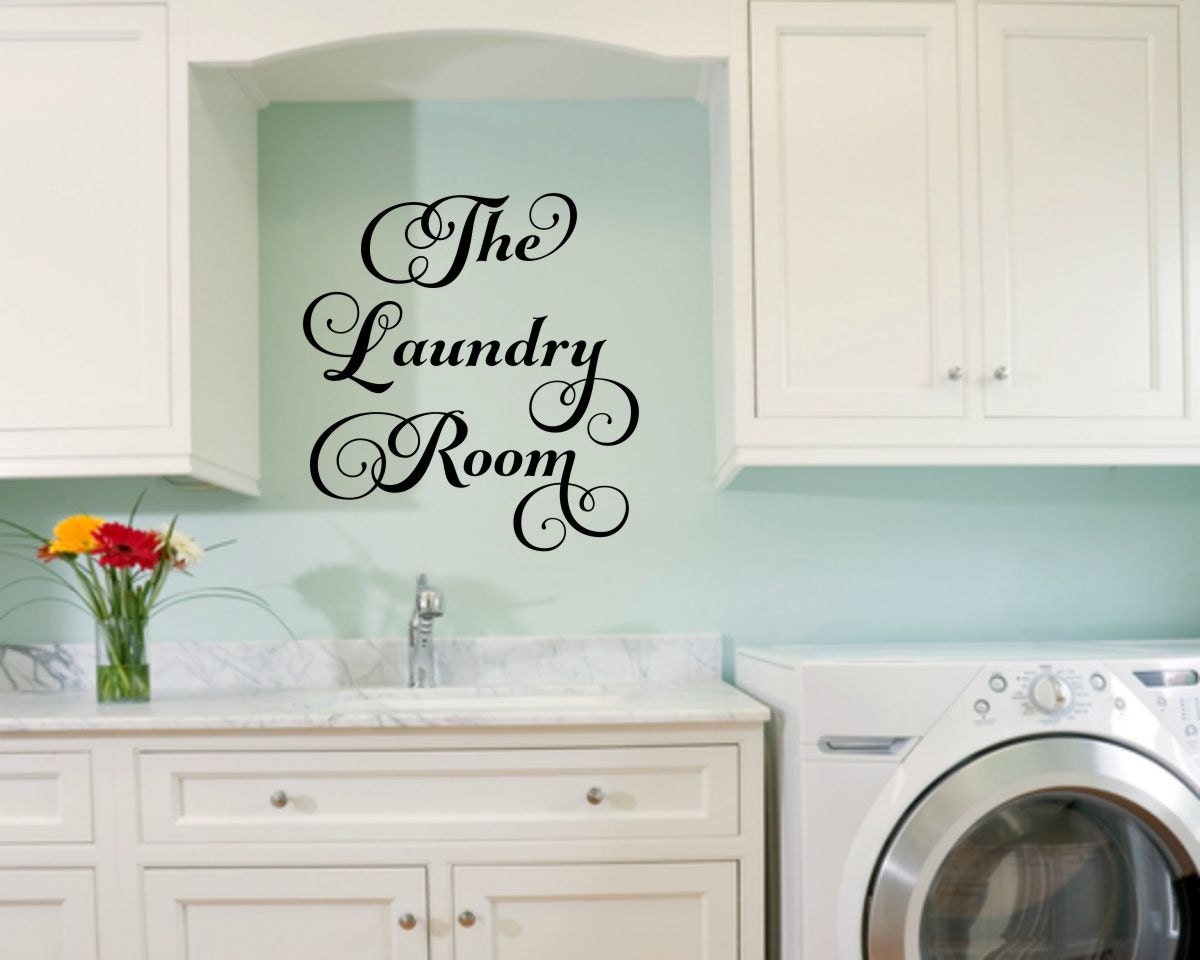  Laundry Room Decal Laundry Wall Decal Laundry Vinyl Decal 