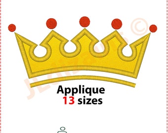 Crown Embroidery Design. Crown applique design. Embroidery Applique crown. Embroidery designs crown. Applique. Machine embroidery design