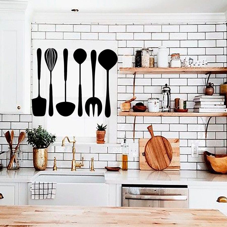 Wall Decals Kitchen Decal Vinyl Stickers For Cafe by CozyDecal