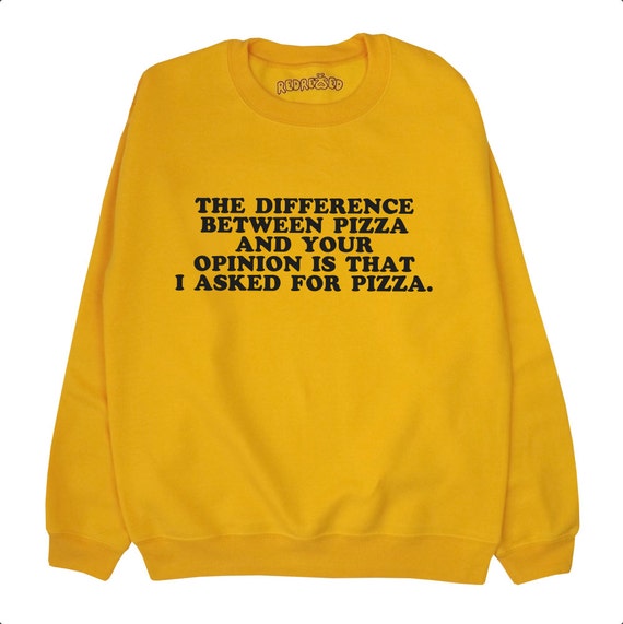 rest in pizza sweatshirt