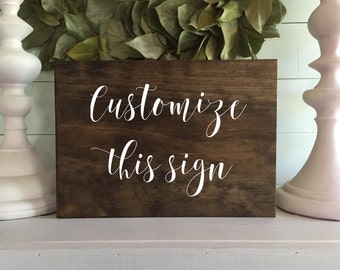 Custom Signs, Custom signs wood, Custom Sign for home, Custom signage, wooden signs, custom rustic wooden sign, custom font, C1