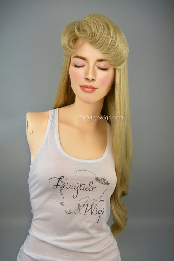 Sleeping Beauty Aurora Wig Classic Style by by FairytaleWigs