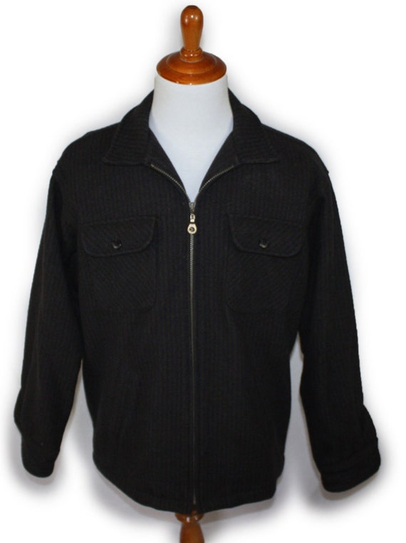 Vintage mens Coat Wool Pendleton thick Shirt wool Mackinaw