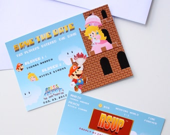 Super Mario Wedding Invitations 8