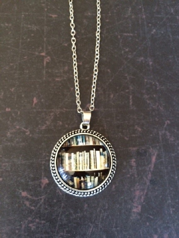 Book Necklace Book Jewelry Book Lover Gift Book Lover