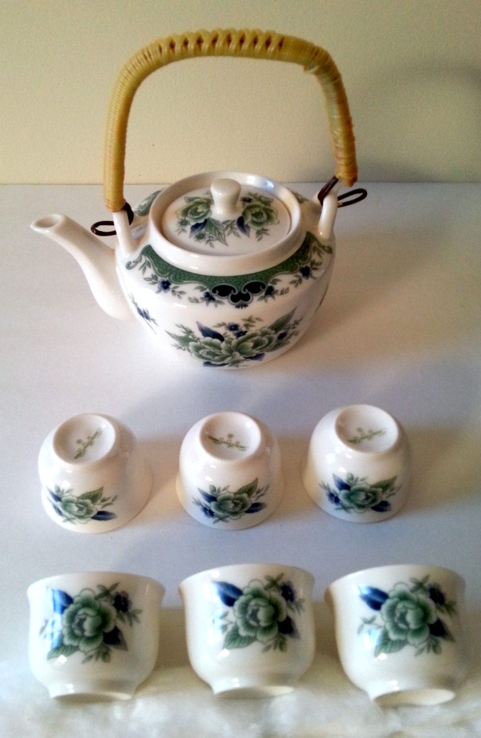 vintage Korean Tea Set '1942'. Snow Bone China 8