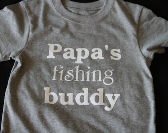 Download Items similar to Daddy's little fishin' buddy T-Shirt on Etsy