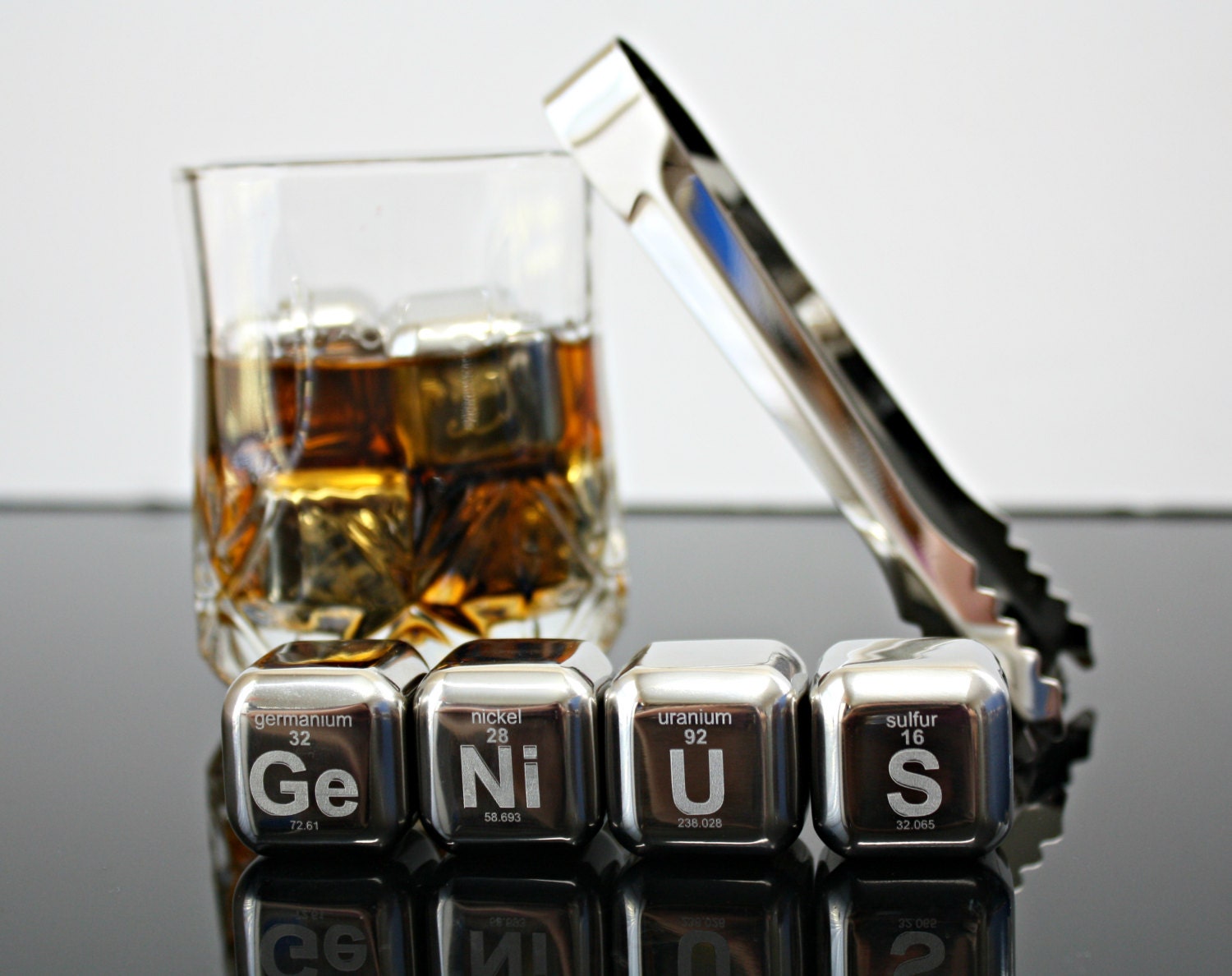 Whiskey Rocks Stainless Steel Periodic Table of Elements