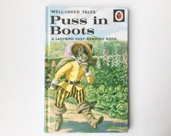 Vintage Ladybird Puss in Boots Book, Well Loved Tales, Series 606D, Vera Southgate, Eric Winter, Gloss Hardback, 1989, 00505