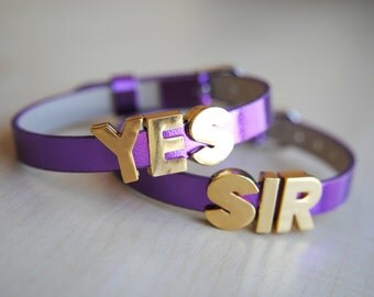 YES SIR Bracelets -- Harley Quinn Inspired -- Suicide Squad -- The Joker -- Handmade -- Fandom Fashion