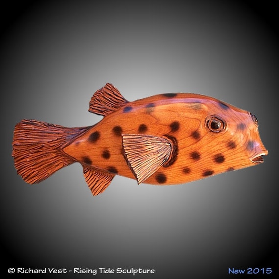 Puffer Fish Version 1 Wall Sculpture