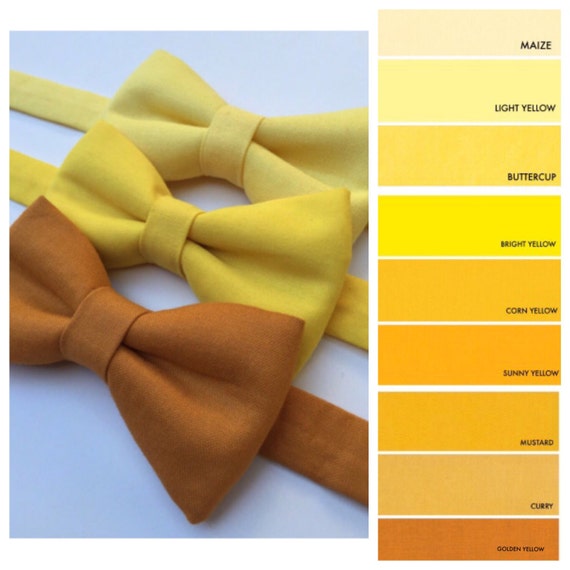 yellow-bow-tie-mustard-yellow-bow-tie-golden-yellow-bow-tie