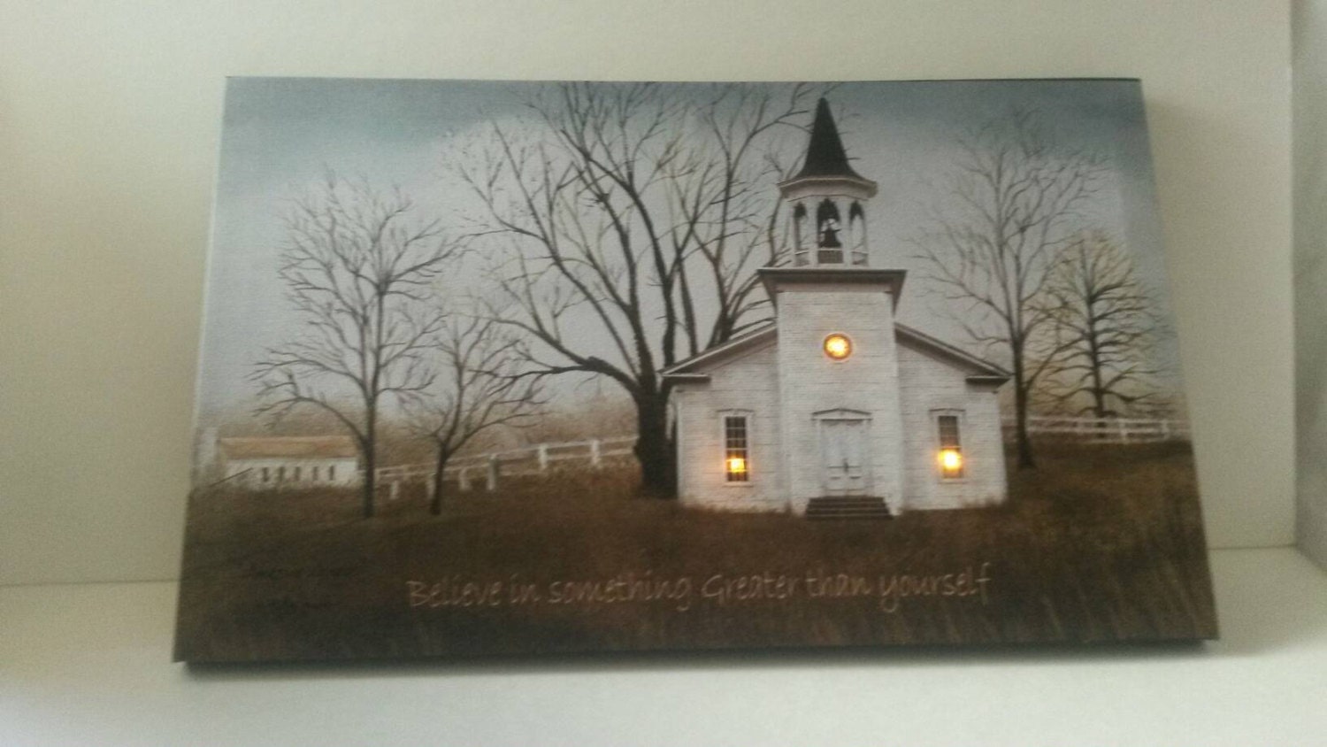 Billy Jacobs Amazing Grace LED Lighted Canvas by aLightInTheWindow