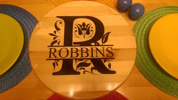 personalized lazy susan