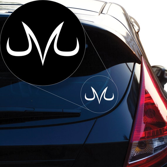 Vegeta Majin Dragon Ball Z Decal Sticker for Car by PrimeGraphics