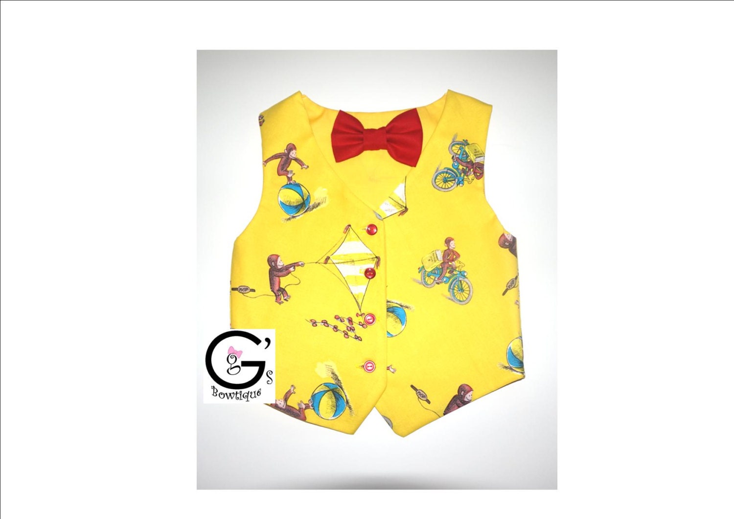 Curious Monkey Vest Boys Baby Ring Bearer Wedding