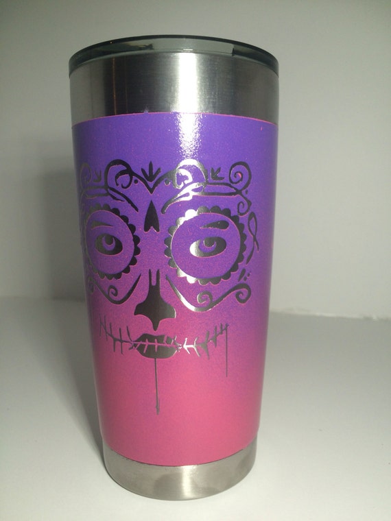 Personalized painted stainless steel tumbler 20 oz